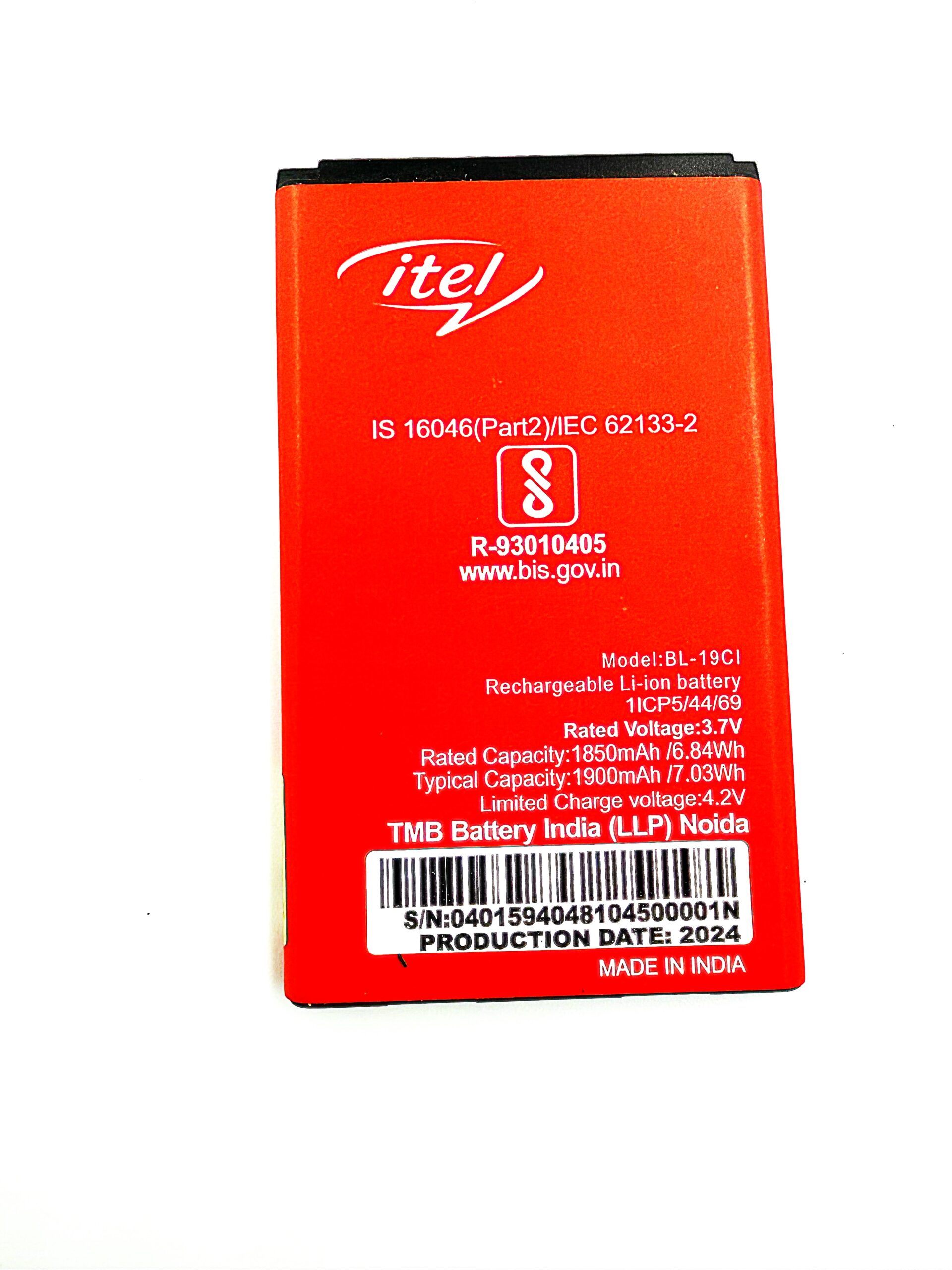 Itel BL19CI 1850 mAh Battery