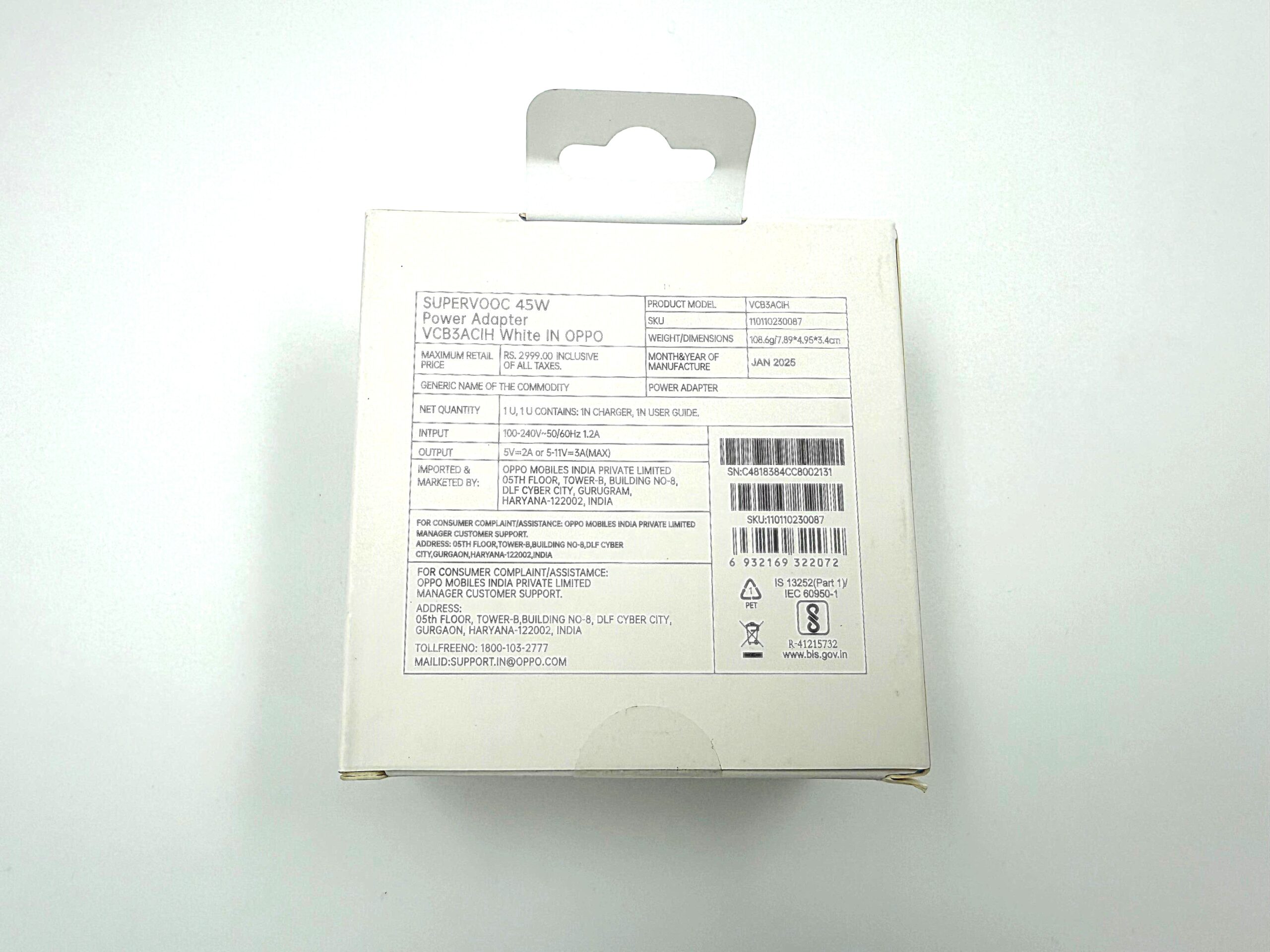OPPO SUPERVOOC 45W Power Charger - Image 3