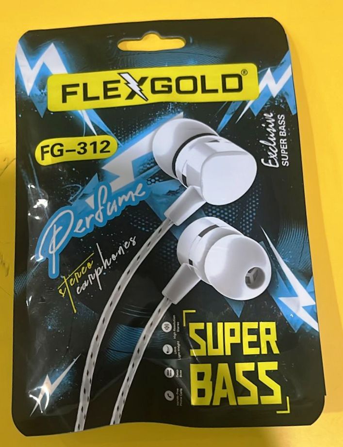 FLEXGOLD FG-312 Wired Earphones - Super Bass